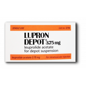 LUPRON DEPOT 3.75 MG / 2 ML ( LEUPROLIDE ACETATE ) SINGLE USE FOR IM INJECTION VIAL
